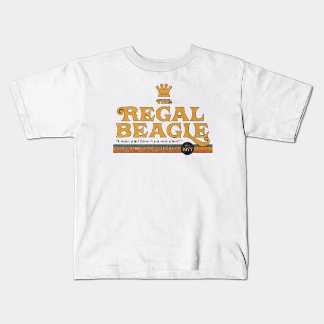 regal beagle Kids T-Shirt by Viking Age